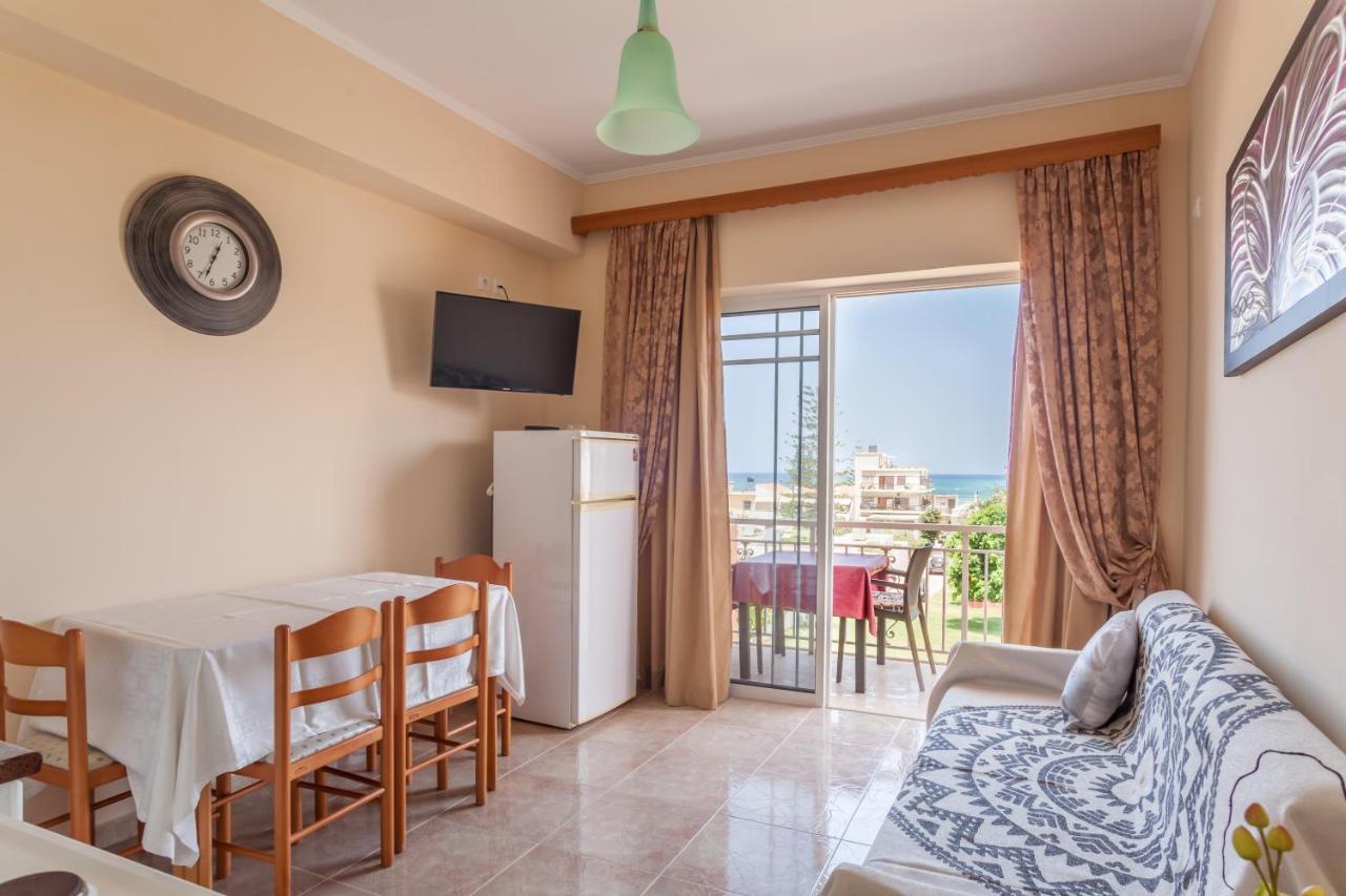 Christine Seaside Apartments In Chania Stalos Exterior photo